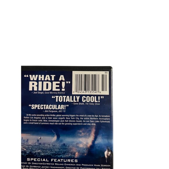 The Day After Tomorrow 2004 DVD Action Dennis Quaid Jake Gyllenhaal Pre-Owned - Picture 4 of 4